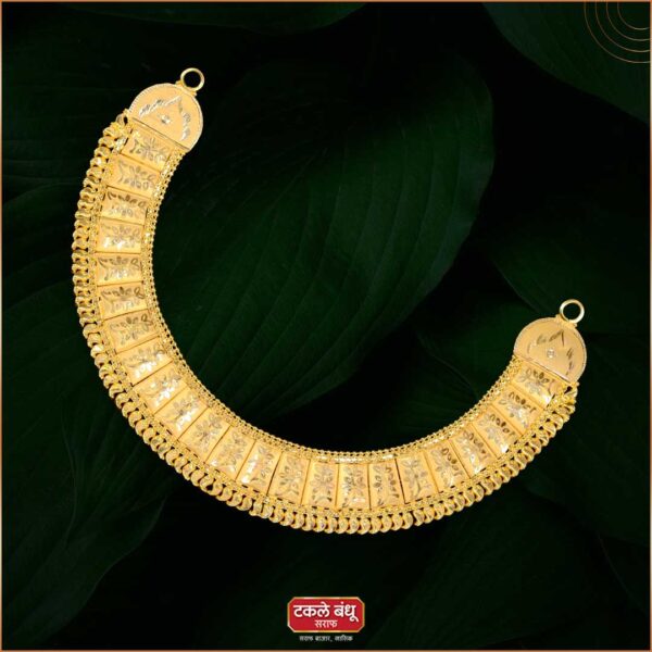 Gold Solid Necklace - Image 2